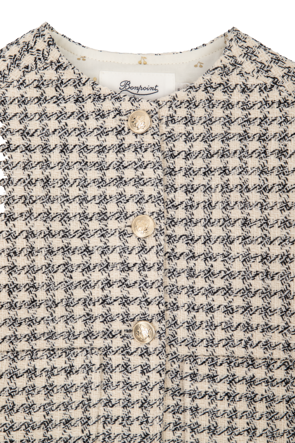 Bonpoint  ‘Tabitha’ tweed Schwarz jacket