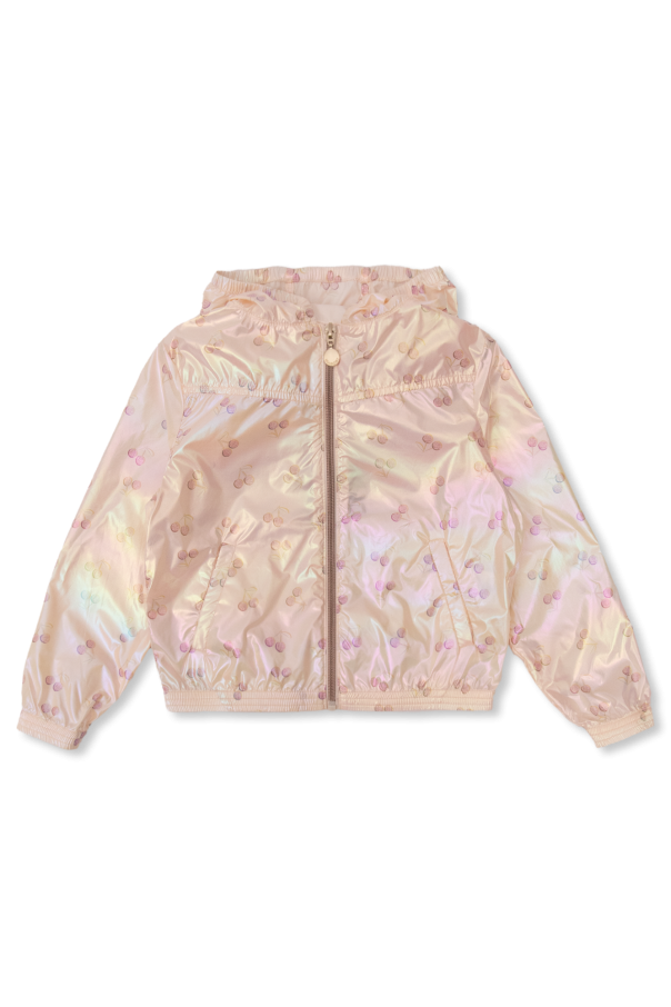 ‘Gytha’ glistening hooded jacket od Bonpoint 