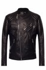Philipp Plein Biker jacket with logo