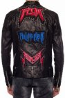 Philipp Plein Biker jacket with logo