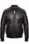 Philipp Plein BLACK Leather jacket