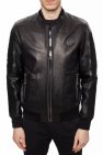 Philipp Plein BLACK Leather jacket