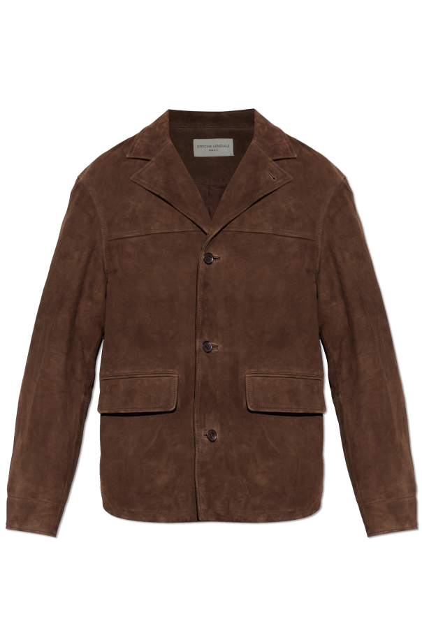 Leather jacket ‘Erickson’ od Officine Generale