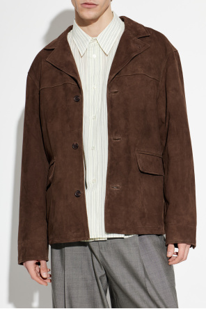 Officine Generale Kurtka skórzana ‘Erickson’