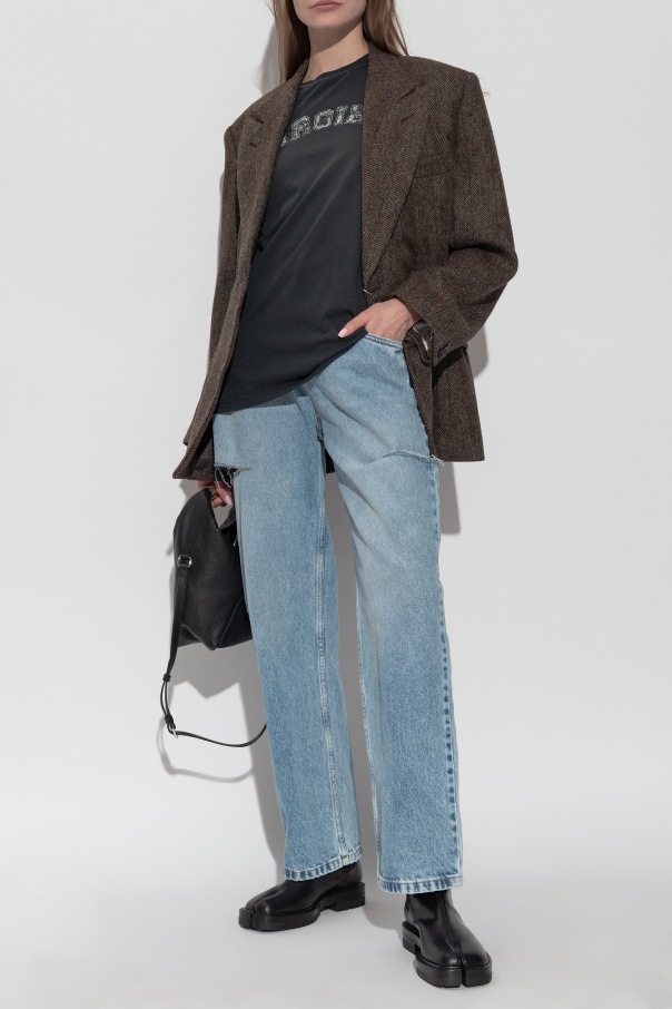 Maison Margiela Americana con diseño de espiga