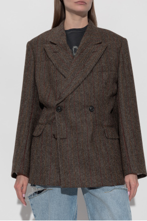 Maison Margiela Americana con diseño de espiga