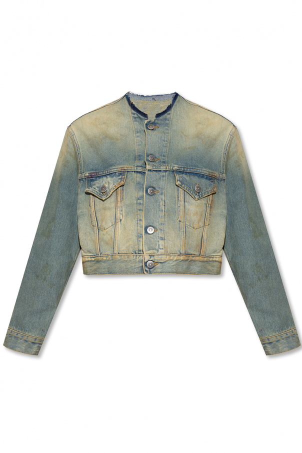 Maison Margiela Denim Bleu jacket with vintage-effect