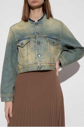 Maison Margiela Denim Bleu jacket with vintage-effect