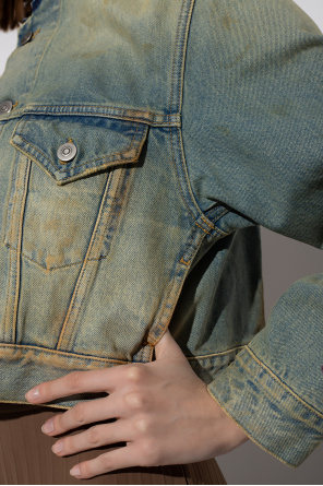 Maison Margiela Denim Bleu jacket with vintage-effect