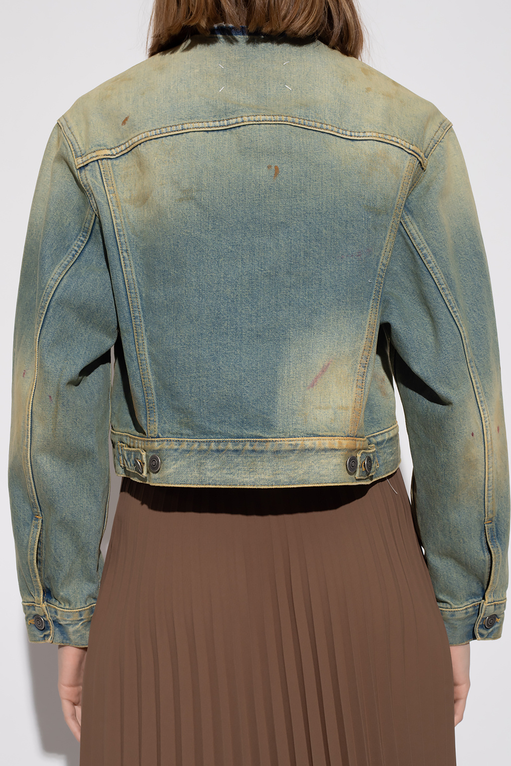 Maison Margiela Denim Donna jacket with vintage-effect