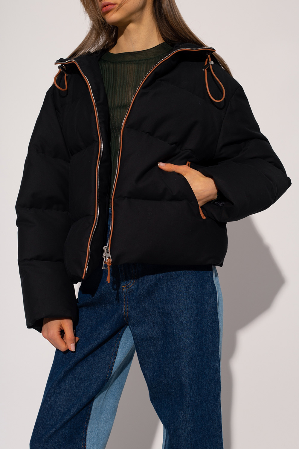 Loewe Hooded down jacket