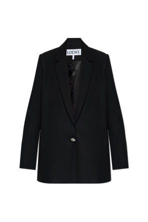 Wrap-front blazer