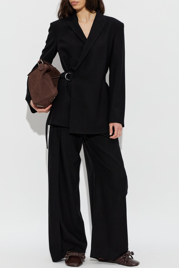 Loewe Wollblazer mit Gürtel