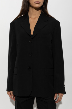 Loewe Wool Blazer with Open Lapels