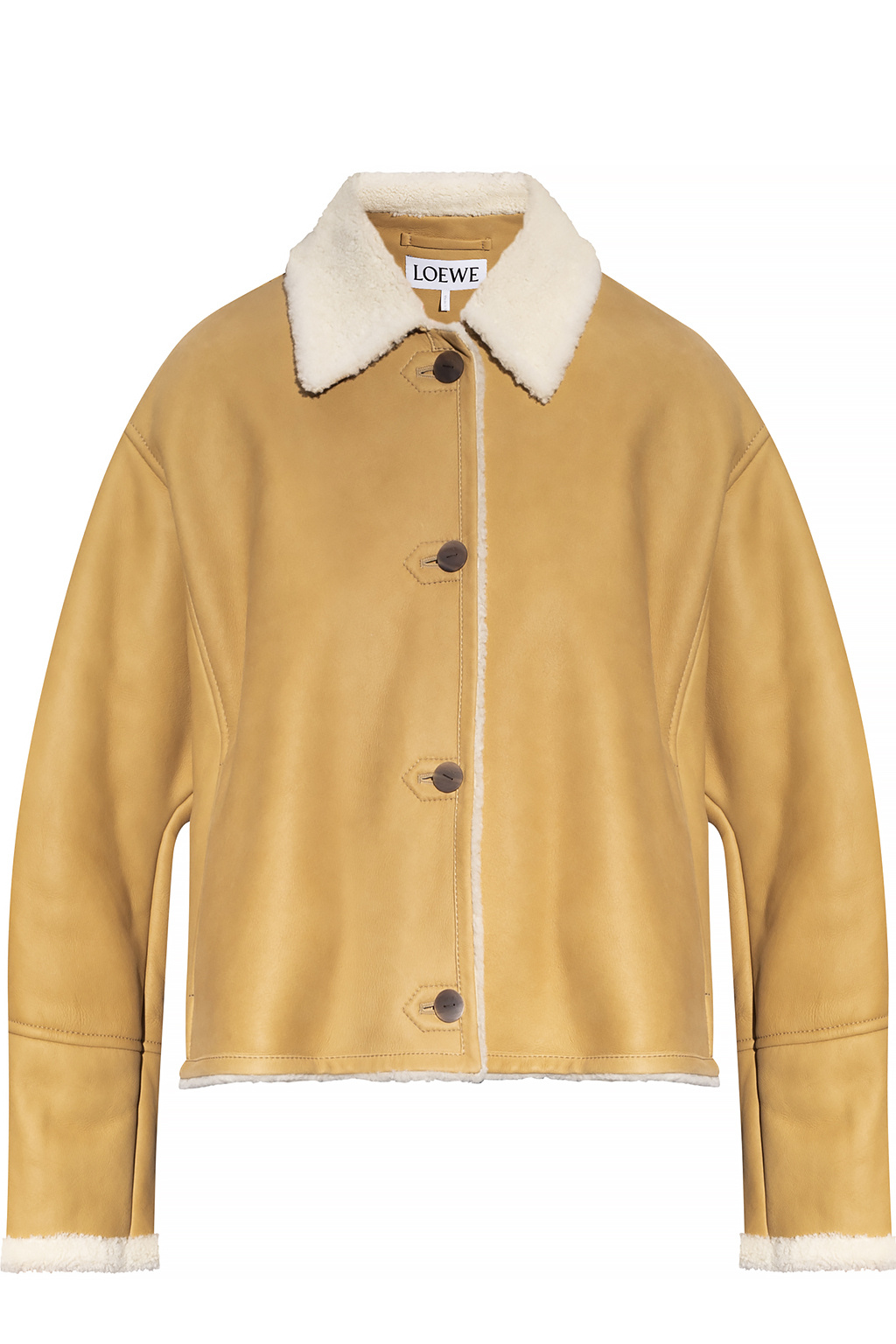 Loewe Leather shearling jacket