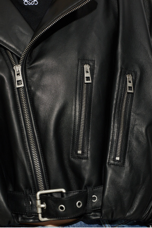 Loewe Leather insulated jacket