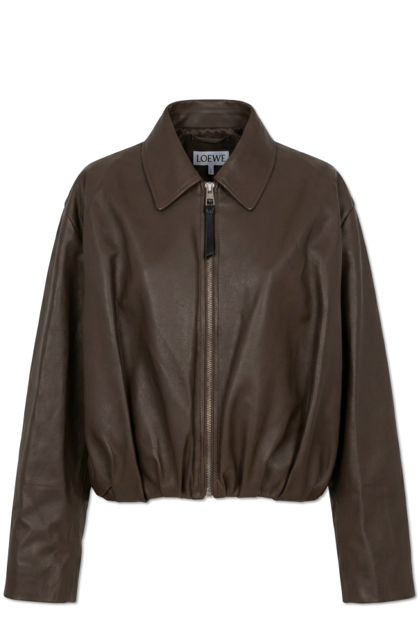 Loewe Lederjacke im 'Bomber'-Stil