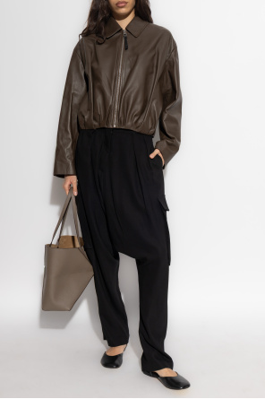 Lederjacke im 'bomber'-stil od Loewe