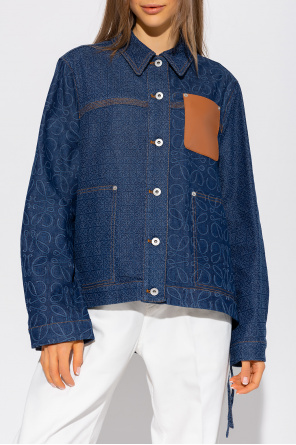 Loewe Monogrammed denim jacket