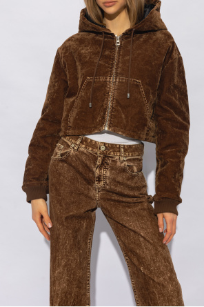 Loewe Kurtka jeansowa z flokowanym wzorem