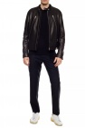 Maison Margiela Leather jacket with pockets