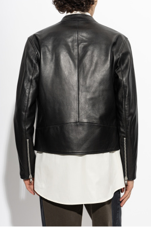 Maison Margiela Casaco de cabedal