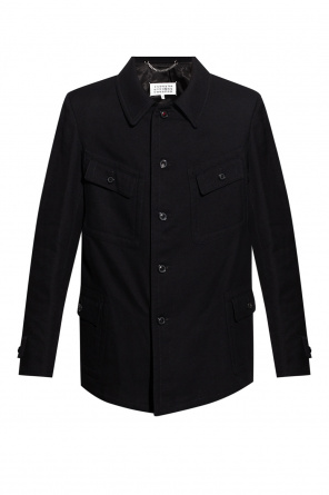 with this navy blue coach jacket from