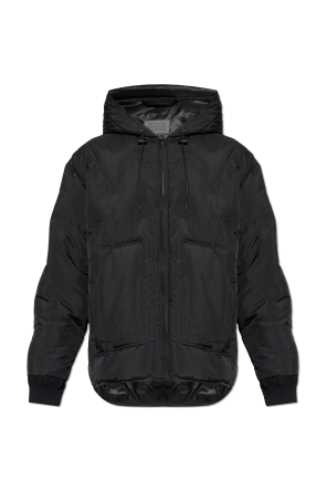 Insulated jacket with hood