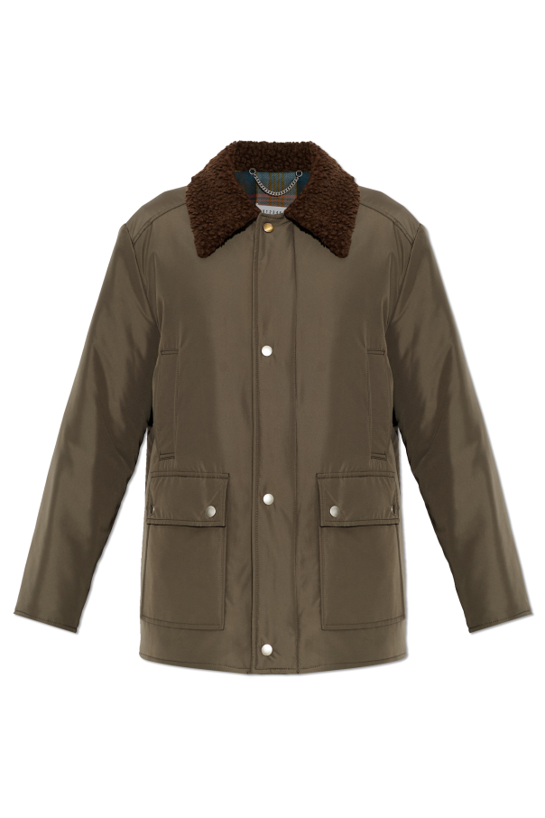 Jacket with fur collar od Maison Margiela