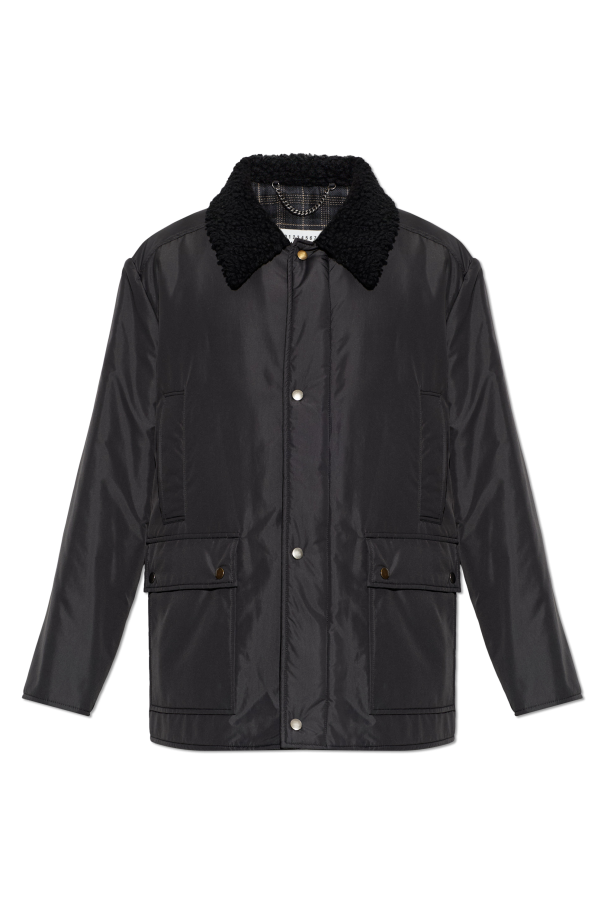Jacket with fur collar od Maison Margiela