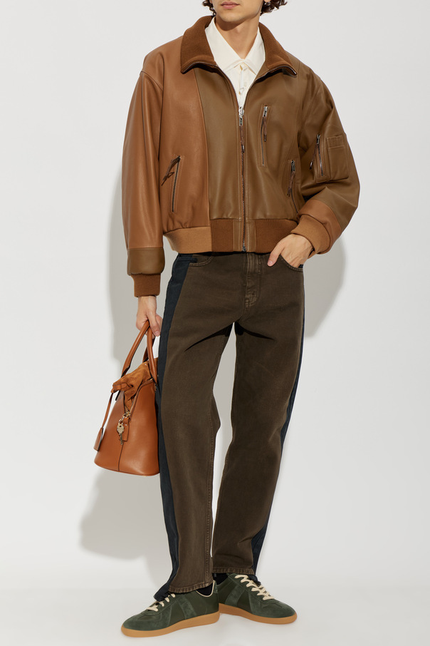 Maison Margiela Leather 'bomber' jacket