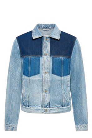Denim jacket with a 'vintage' effect