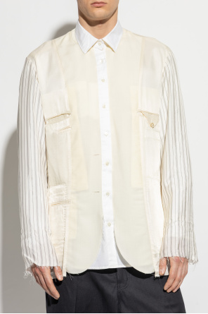 Maison Margiela Koszula z łączonych materiałów