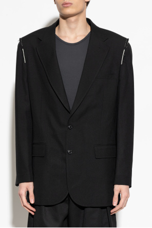 Maison Margiela Wool blazer with raw finish