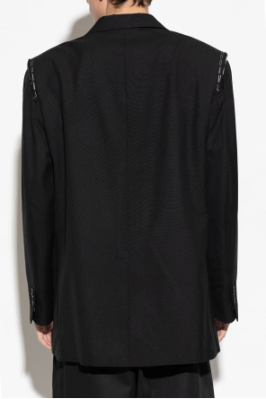 Maison Margiela Wool blazer with raw finish