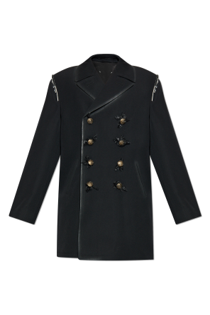 Short double-breasted coat