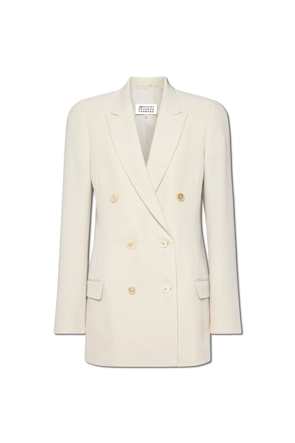 Double-breasted wool blazer od Maison Margiela