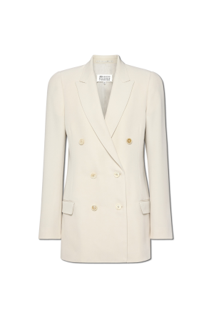 Double-breasted wool blazer
