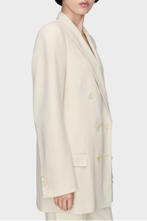 Maison Margiela Wełniana marynarka dwurzędowa