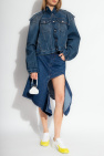 MM6 Maison Margiela Collar-less denim jacket
