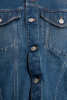 MM6 Maison Margiela Collar-less denim jacket