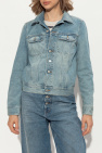 MM6 Maison Margiela BLUE Denim jacket with slit