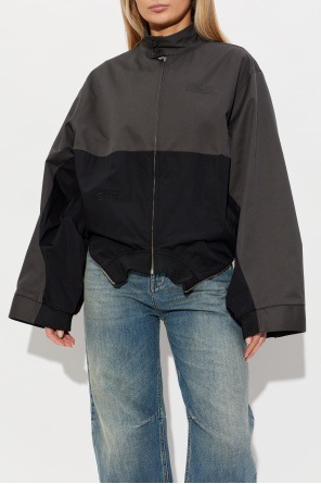 MM6 Maison Margiela Jacke mit gesticktem Logo