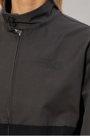 MM6 Maison Margiela Jacke mit gesticktem Logo