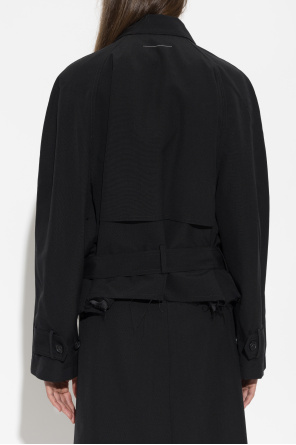 MM6 Maison Margiela Kurtka z surowym wykończeniem