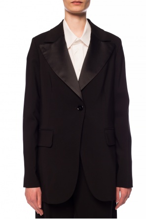 Burberry Packaway Hood Shape-memory Taffeta Jacket Peak lapel blazer