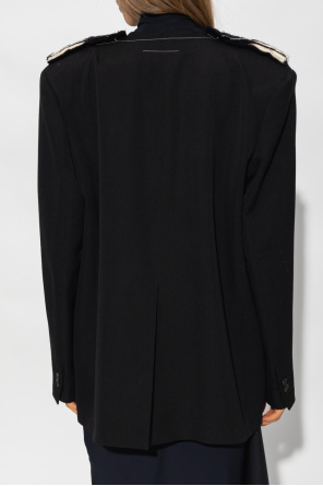 DKNY logo-print short-sleeve T-shirt Relaxed-fitting blazer