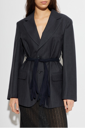 MM6 Maison Margiela Blazer with long gloves