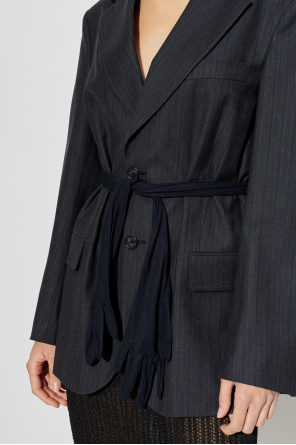 MM6 Maison Margiela Blazer with long gloves