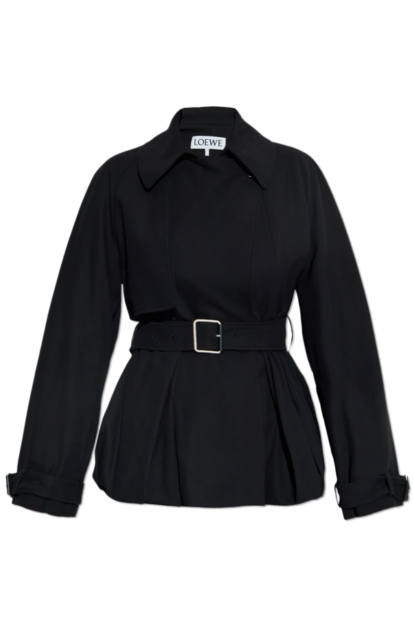 Short coat with a waist belt od Loewe